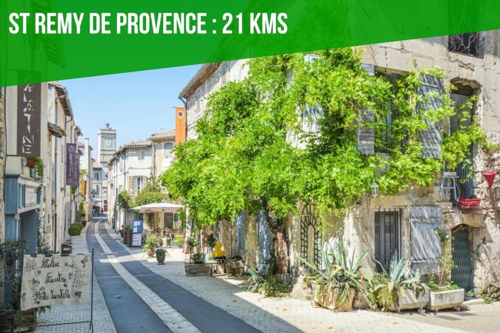 La Glycine - Parking Gratuit - Ac Clim - Cour Prive - Apartment Villeneuve-les-Avignon Exterior photo